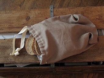 Linen Bread Storage Bag - Loaf