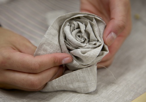 DIY Fabric Rosette  How to Make Fabric Rosettes