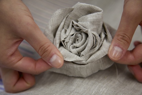 DIY Fabric Rosette  How to Make Fabric Rosettes