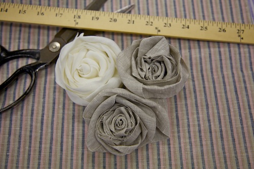 DIY Fabric Rosette  How to Make Fabric Rosettes