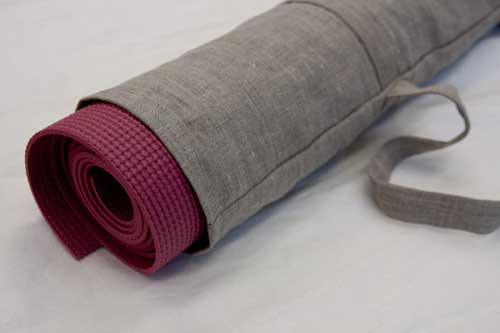 Linen Yoga Mat Bag Tutorial – the thread