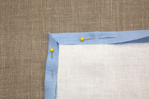 Blue Bliss Napkins Tutorial – the thread