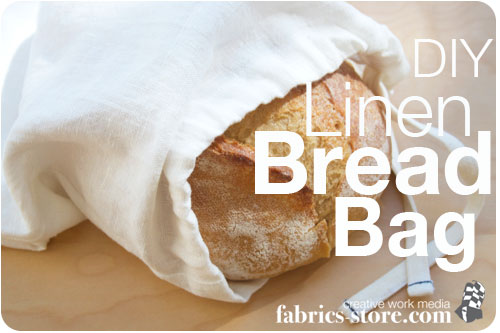 Linen bread best sale bag pattern