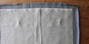 Double Sided Gorgeous Linen Napkin Tutorial – the thread