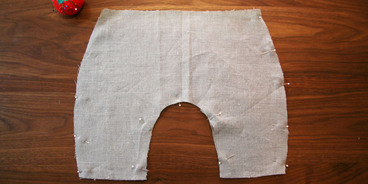 Baby and Toddler Harem Pants Designer Pattern: Robert Kaufman Fabric Company