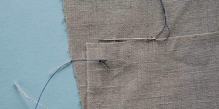 How To Do A Catch Stitch The Thread