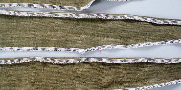 ironed sleeve panels