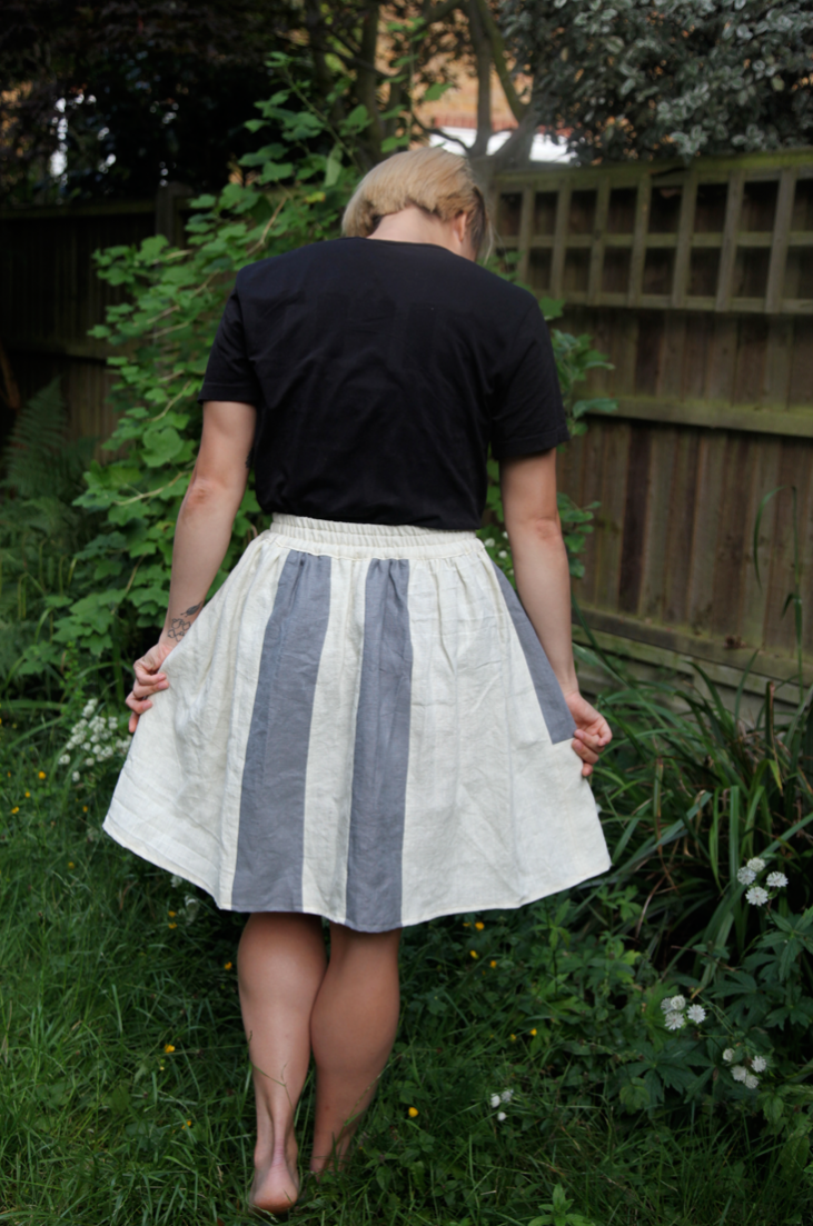 Panel Linen Skirt Tutorial – the thread
