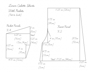 Linen Short Culottes Tutorial – the thread