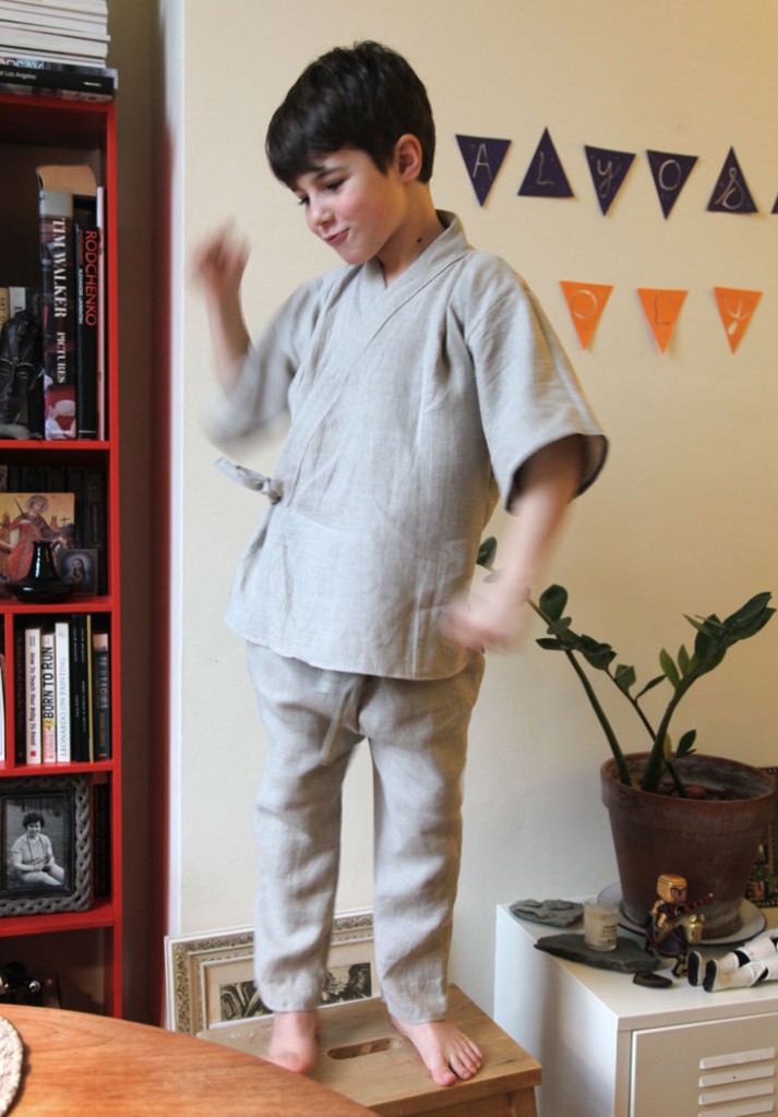 Children’s Karate Pyjamas Tutorial the thread