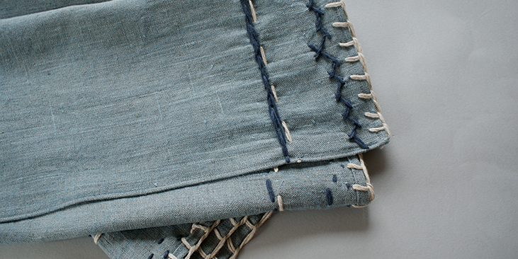 How To Embroider A Linen Scarf Tutorial – the thread