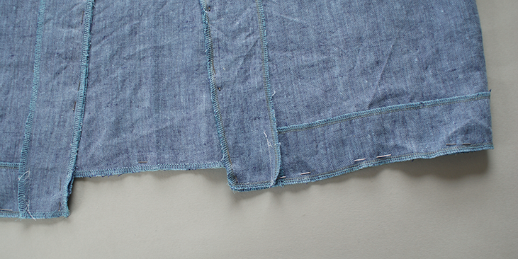 Button Detailed Yarn Dyed Linen Top Tutorial – the thread