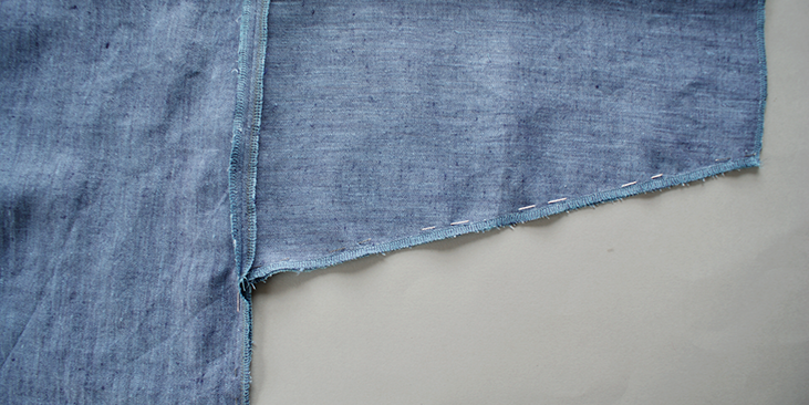 Button Detailed Yarn Dyed Linen Top Tutorial – the thread