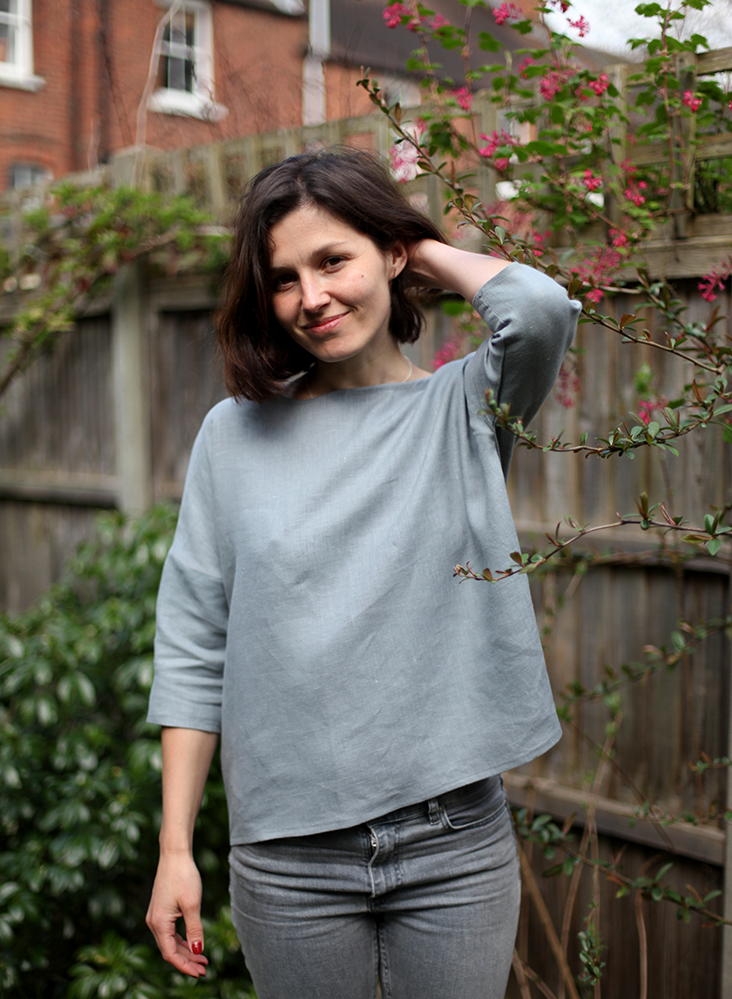 Drop Shoulder Long Sleeve Tee Sewing Tutorial