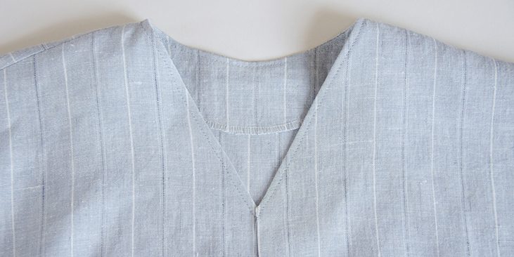 Diana Button-Down Pleated Linen Dress Tutorial – the thread