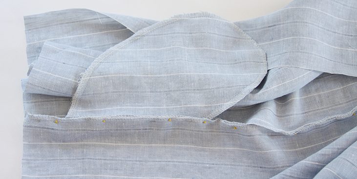 Diana Button-Down Pleated Linen Dress Tutorial – the thread