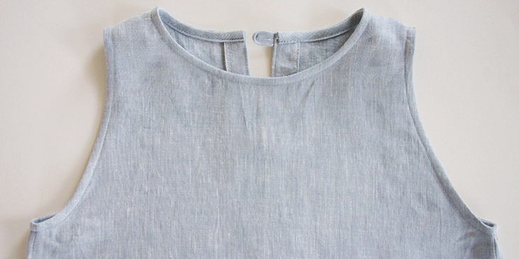 How to make a Simple Linen A-Line Dress Tutorial