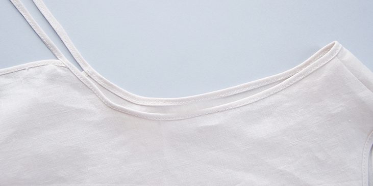 One Yard Sewing Project: Linen Apron Tank Top Tutorial – the thread