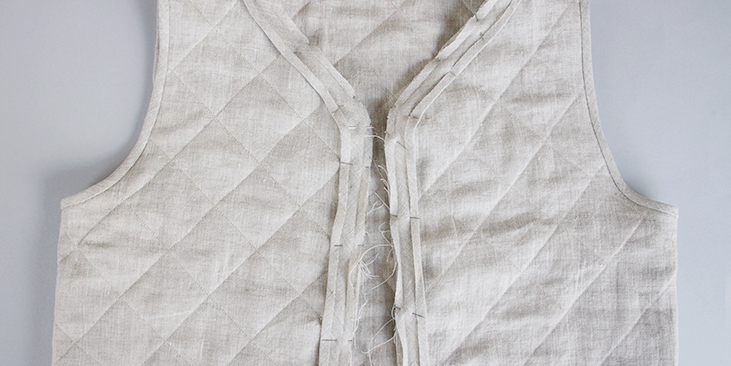 Quilted Linen Vest Tutorial – the thread