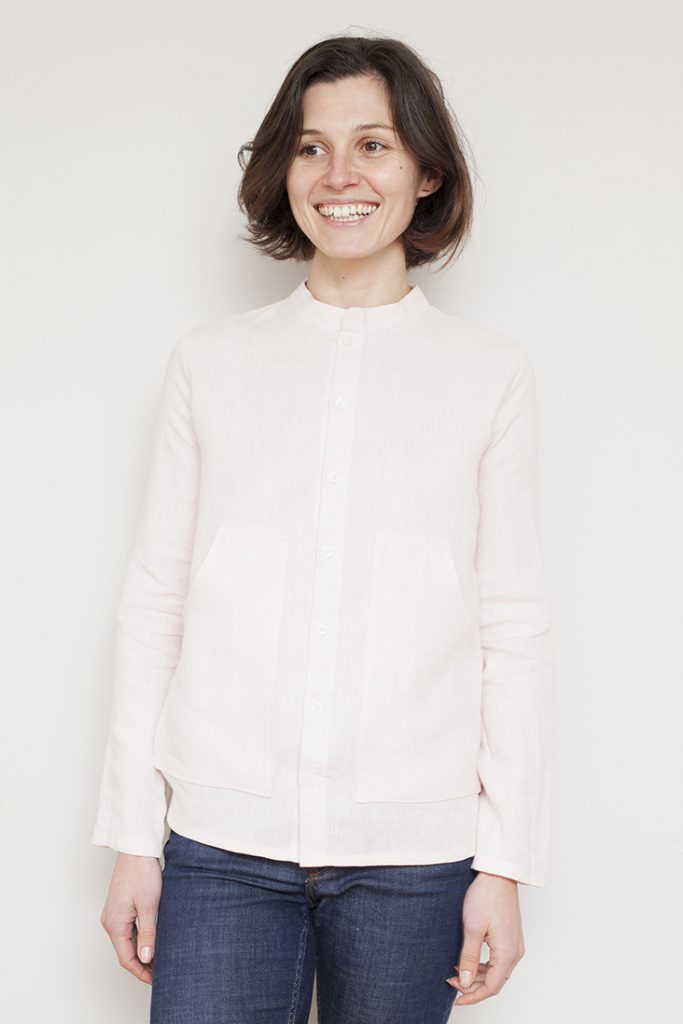 Ana Crisp Linen Shirt Tutorial and Free Pattern – the thread