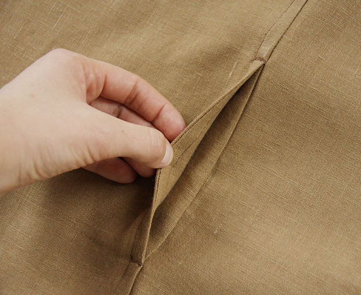 Sewing Glossary: How To Add Inseam Pockets To A Flat-felled Seam