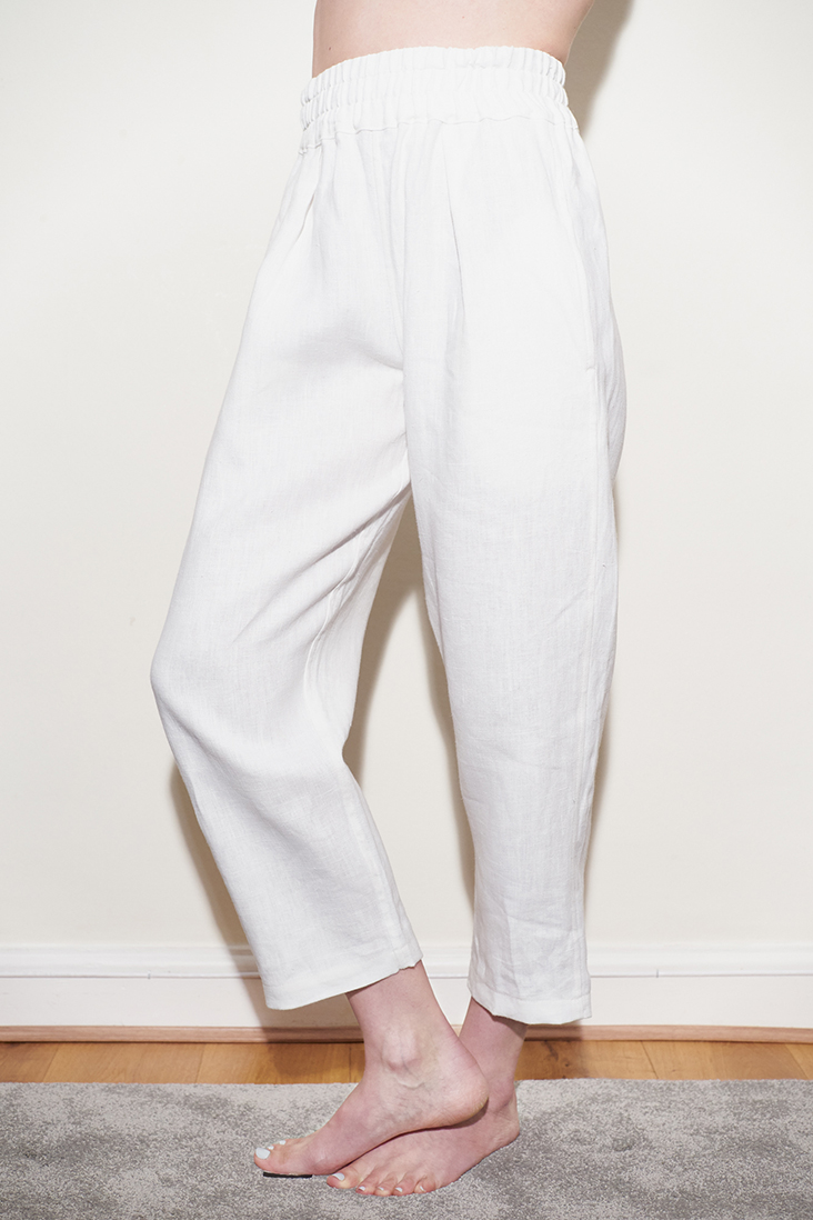 Magda Crisp Linen Pants Tutorial and Free Pattern – the thread