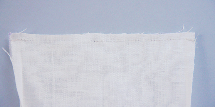 Fix holes in gauze or lightweight fabric - Shannon Sews