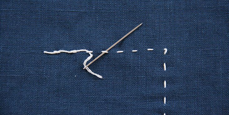 Sashiko Embroidery Technique Tutorial – the thread