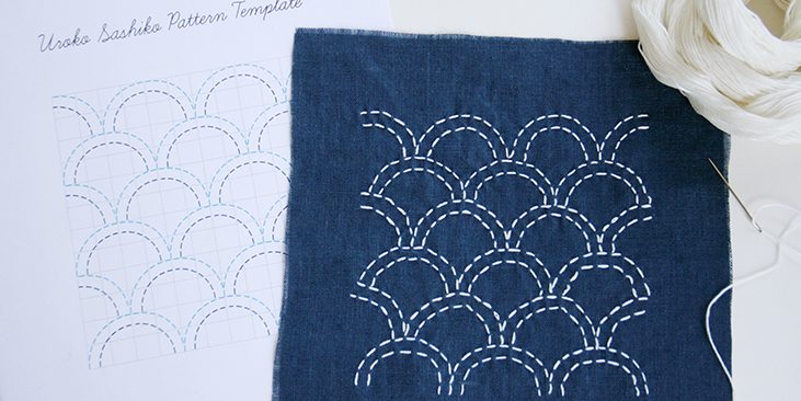 Sashiko Embroidery Technique Tutorial – the thread