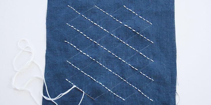 Sashiko Embroidery Technique Tutorial – the thread