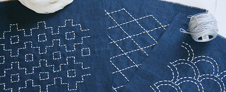 Tutorial: How to Sashiko Stitch, part 3, order of stitching