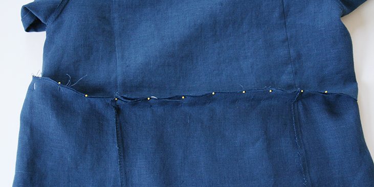 Sashiko Embroidered Linen Dress Tutorial - The Thread Blog