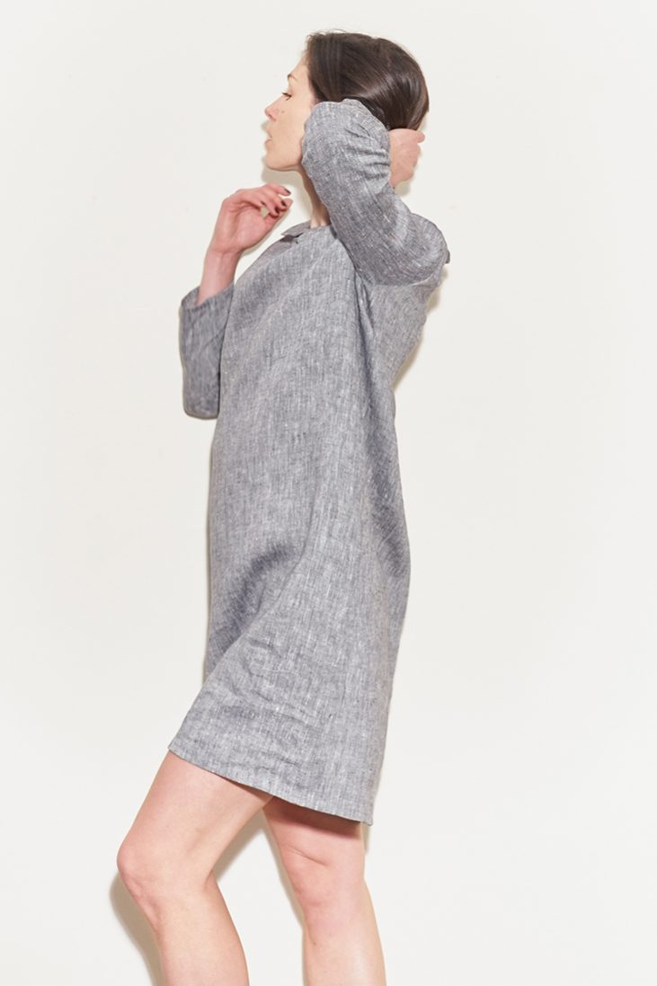 Peter Pan Collar Dress Tutorial and Free Pattern - the thread