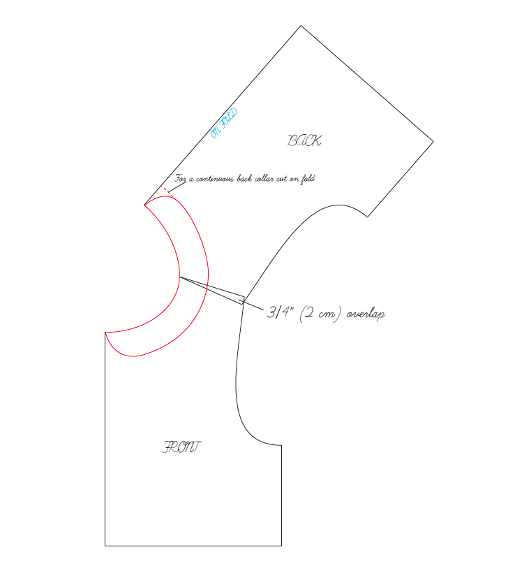 Pattern Construction for Stand-up Collar