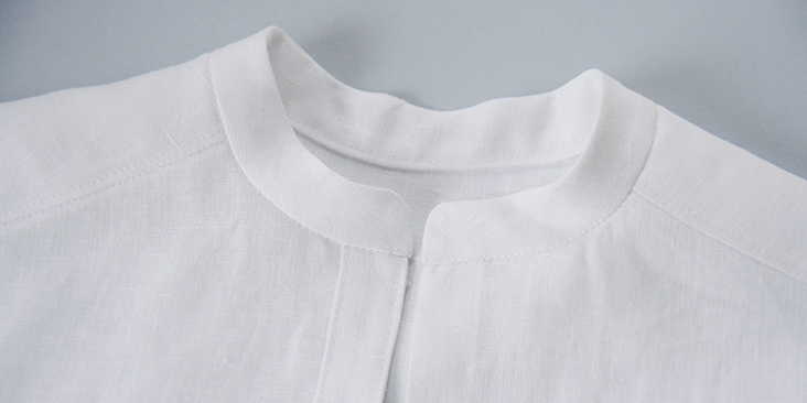 white linen shirt pattern