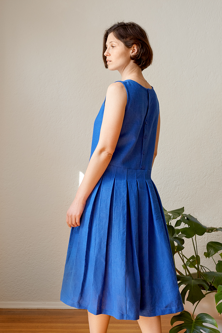 Vintage Box Pleat Dress