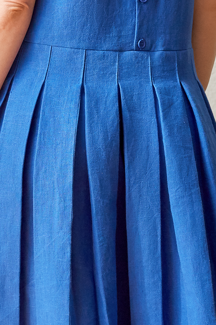 How to Draft a Pleated Skirt with Flat Front