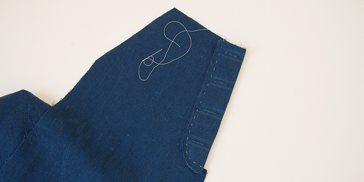 How to sew a button fly on trousers - The Last Stitch