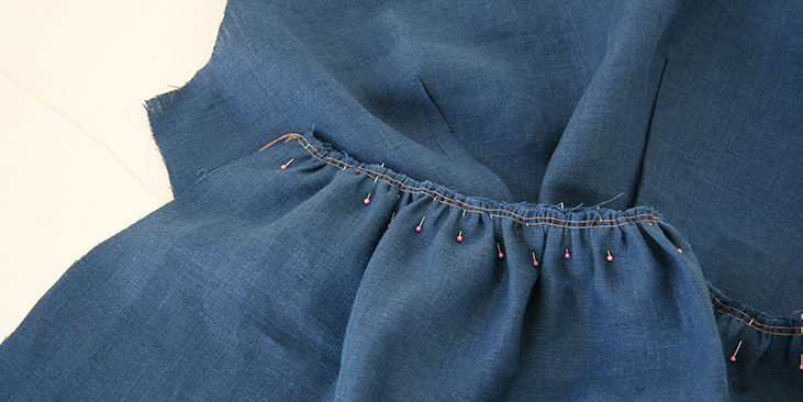 Sewing Glossary How To Gather Fabric Tutorial The Thread