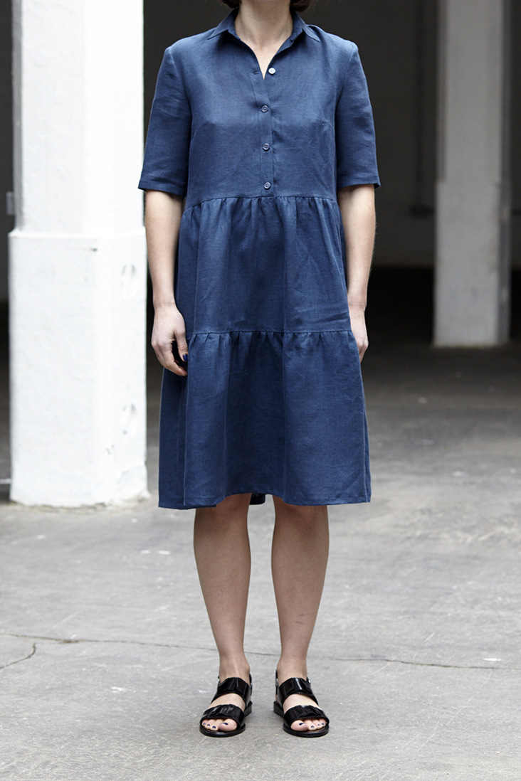 Tiered Shirt Dress