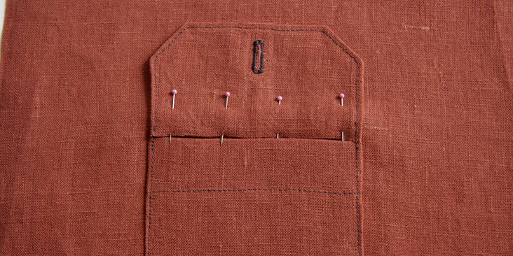 Sewing Glossary: How To Add Decorative Flaps To Your Patch Pockets Tutorial  – the thread