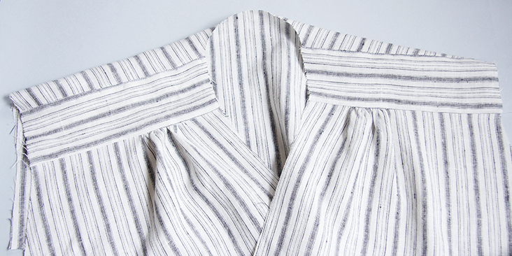 Luciana Dolman Sleeve Faux-Wrap Dress Tutorial - The Thread Blog