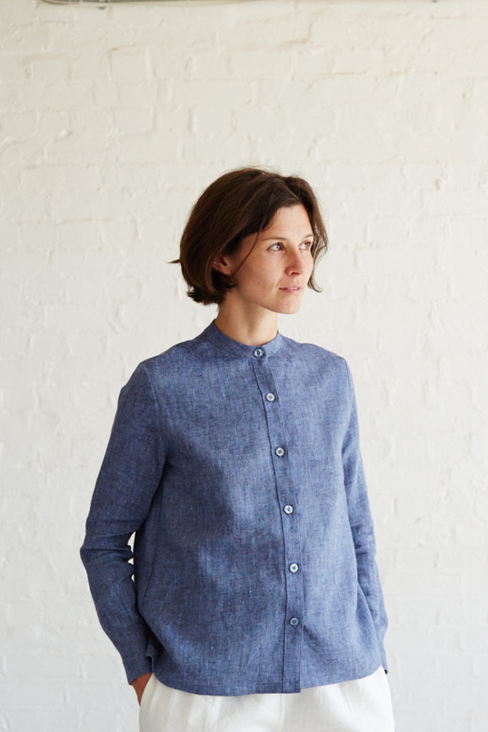 Genia Tailored Linen Shirt Tutorial and Free Pattern – the thread
