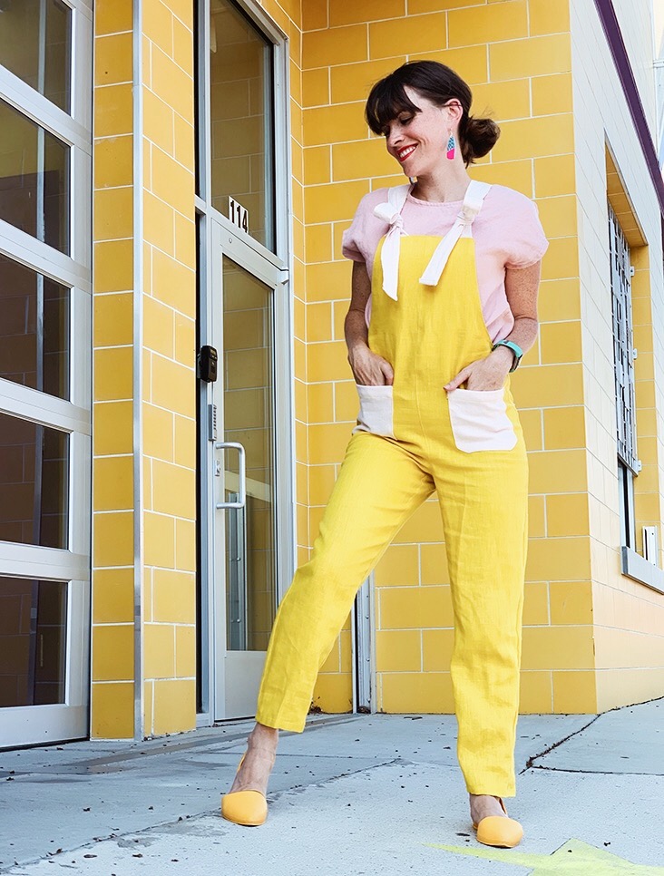 Curated By You: Katie Kortman Makes Helen’s Closet Yanta Overalls – the ...