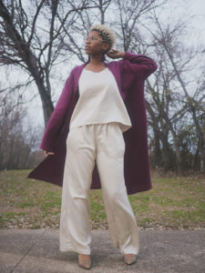 Curated By You: Alexis Bailey Makes A Simplicity Linen Robe – the thread
