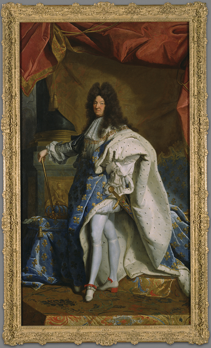 Symbol of Louis XIV the Sun King - Black Background | Photographic Print