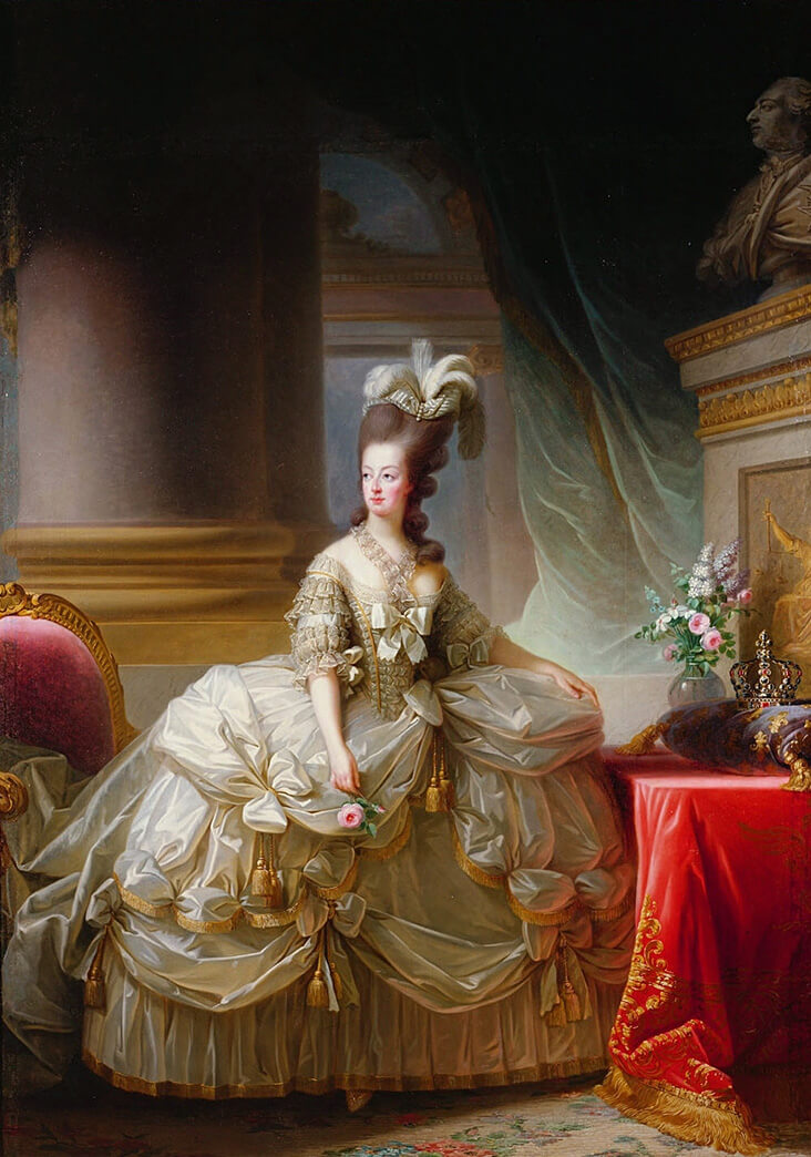 Marie Antoinette Austrian-Born Queen Of France - A Woman With Long