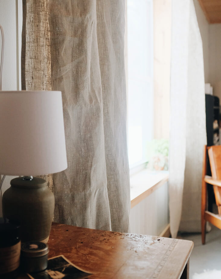 DIY: Raw-Edge Linen Curtains, Budget Edition - Remodelista