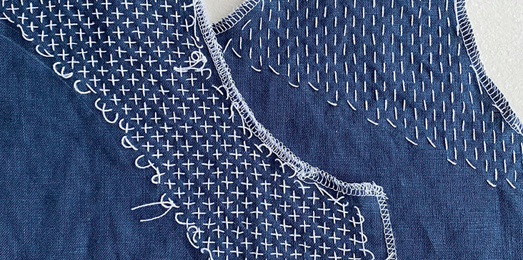 Japanese Stitching: Traditional Moyozashi Sashiko and Boro Mending