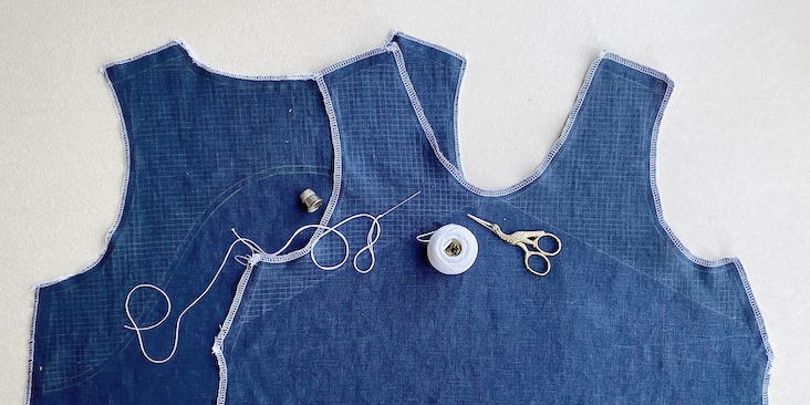 Tutorial: How to sashiko stitch, part 1, transferring your sashiko des - A  Threaded Needle